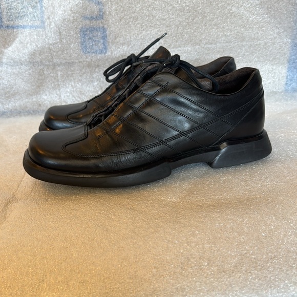 TOSI Italian Black Leather Men’s Size 10 - Picture 2 of 9